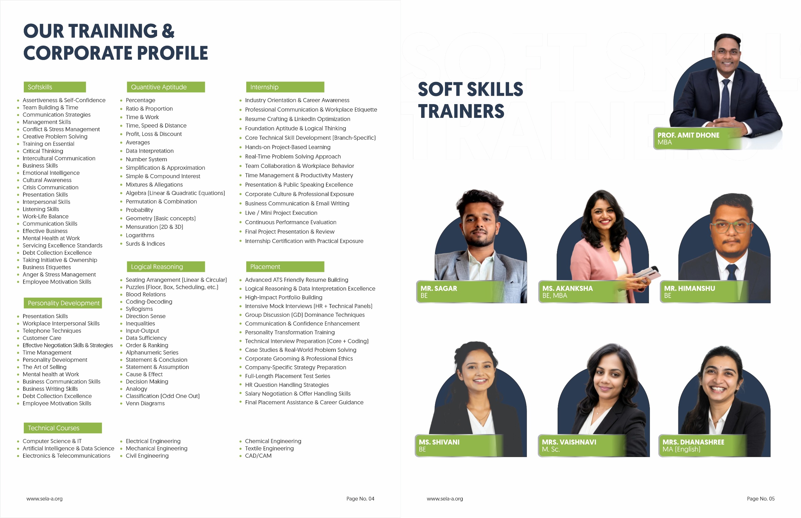 S.E.L.A. Brochure Page 3